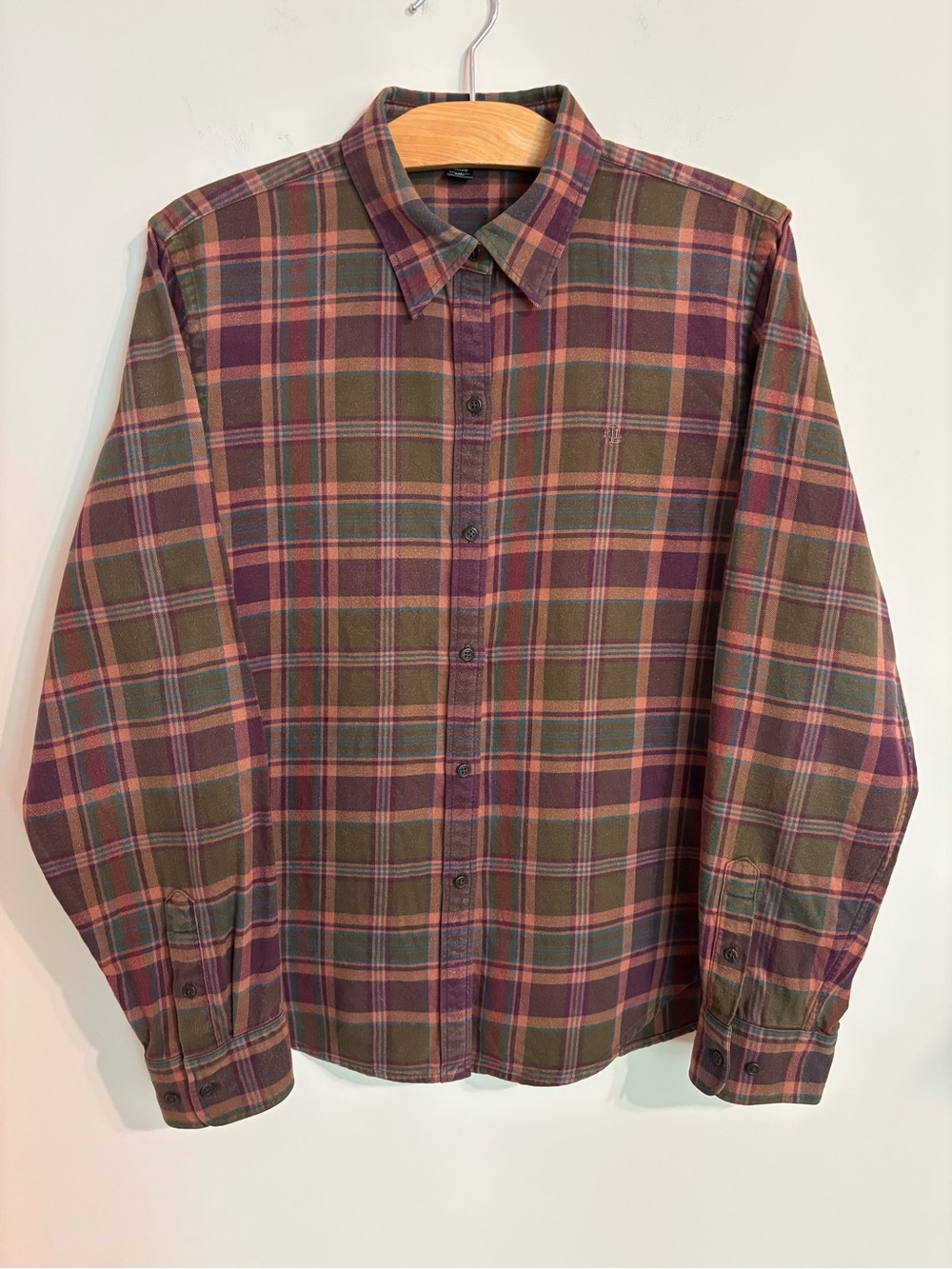 Lauren Ralph Lauren Plaid Flannel Button up Shirt